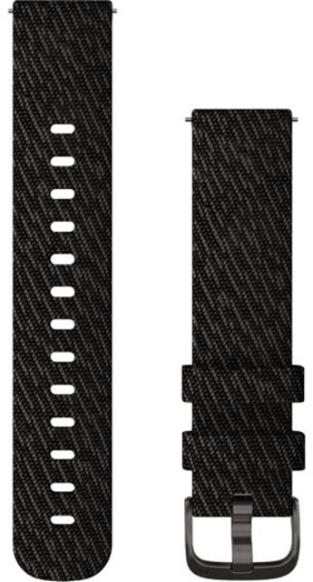 Garmin Garmin Quick Release Band 20 mm Black Pepper Woven Nylon w/Slate Hardware
