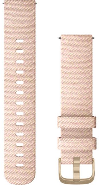 Garmin Quick Release Band 20 mm Blush Pink Nylon w/Rose Gold Hardware