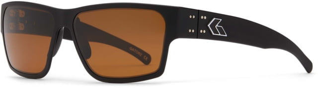 Gatorz Delta Sunglasses Matte Black Frame Brown Polarized Lens
