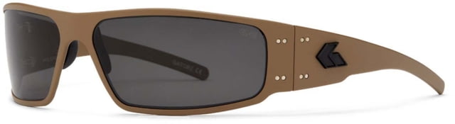 Gatorz Magnum Milspec Ballistic Z87.1 Sunglasses Cerakote Tan Frame Smoke w/Anti-Fog Lens