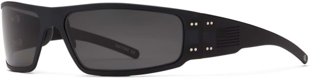 Gatorz Magnum Sunglasses Black Blackout Frame Smoke Polarized Lens