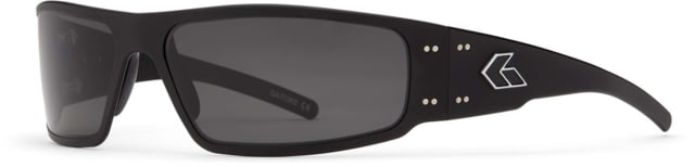 Gatorz Magnum Sunglasses Black Frame Grey Polarized Lens