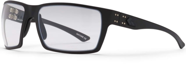 Gatorz Marauder Glasses MILSPEC Ballistic Z87.1 Clear Lens w/Anti-Fog Black Cerakote One Size