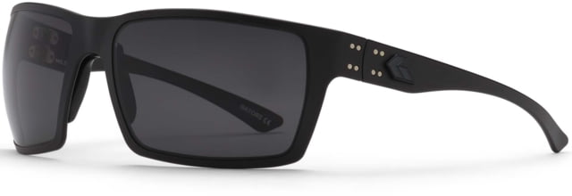 Gatorz Marauder Glasses Smoke Polarized Lens Black One Size