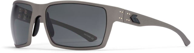 Gatorz Marauder Sunglasses Gunmetal Cerakote Smoke Polar w/ Black Logo Gunmetal