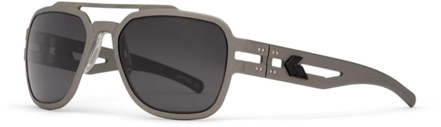 Gatorz Stark Sunglasses Cerakote Gunmetal Frame Smoke Polarized
