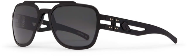 Gatorz Stark Sunglasses Matte Blackout Frame Smoke Polar Lens