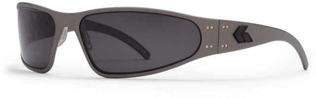 Gatorz Wraptor Sunglasses Cerakote Gunmetal Frame Smoke Polarized