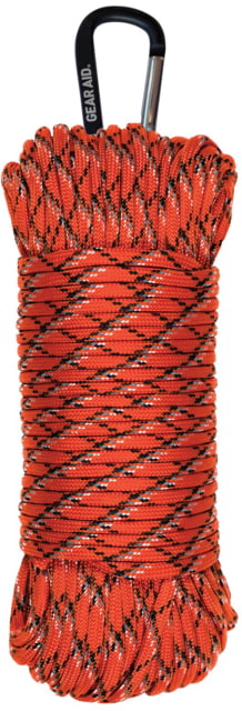 Gear Aid Gear Aid 550 Paracord 100ft Orange/Reflective