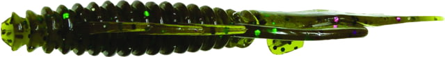 Gene Larew Biffle Bug Soft Bait 8 4.25in Green Pumpkin Candy