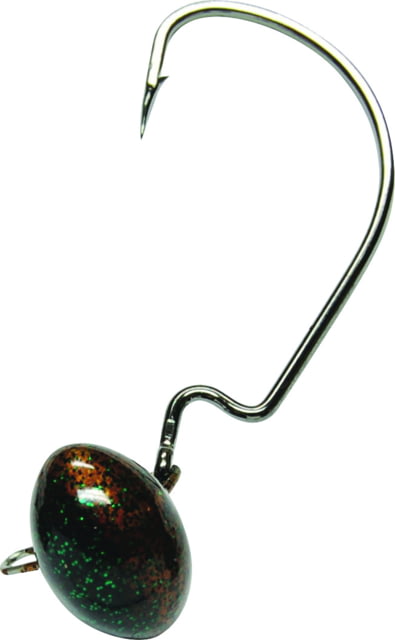 Gene Larew Biffle HardHead Jig Head 7/16 oz 4/0 Hook Copper Head Jig Head 2/Pack