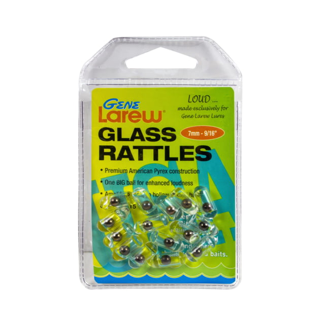 Gene Larew Glass Rattles-15Pk