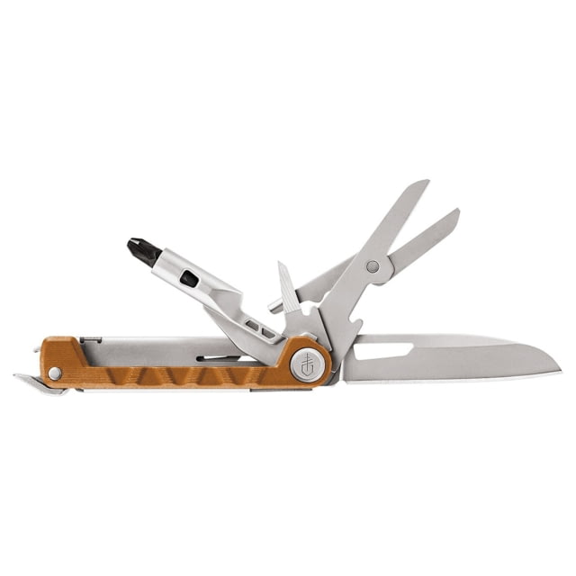 Gerber Armbar Drive Folding Knife 2.5in Plain Edge Orange Handle