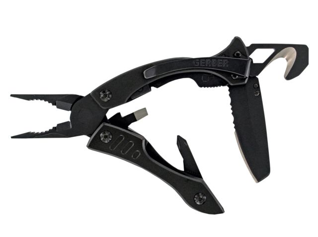Gerber Crucial Black Multi-Tool w/Strap Cutter SS