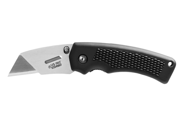 Gerber Edge Folding Clip Knife Black Rubber Handle
