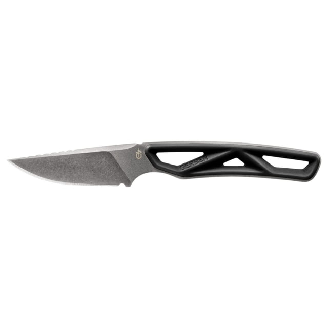 Gerber Exo-Mod Fixed Blade Knife 7Cr17 Steel Plain Edge Black Handle 7.33in OVL Black