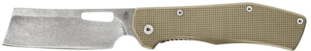 Gerber Flatiron Folding Knife 3.6in 7Cr17MoV Plain Edge Desert Tan Handle