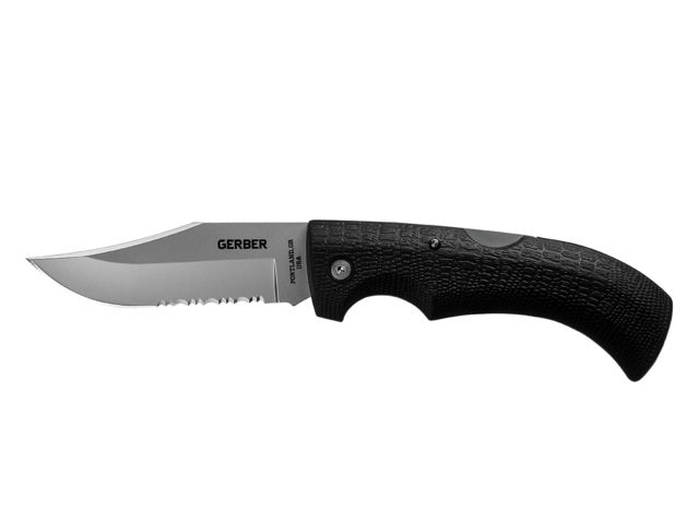 Gerber Gator Folding Knife 3.76in 420HC Plain Edge Glass-Filled Nylon