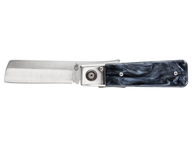 Gerber Jukebox Folding Knife 7CR17MOV Steel White Marble
