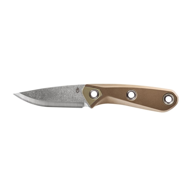 Gerber Principle Principle Fixed Blade Knife 420HC Plain Edge Coyote Brown Handle