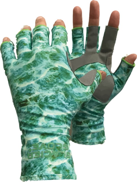 Glacier Glove Islamorada Sun Gl Green Camo L 079VR