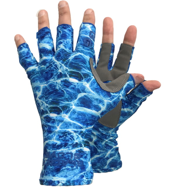 Glacier Glove Islamorada Sun Gl Blue Camo Xl 079BC XL