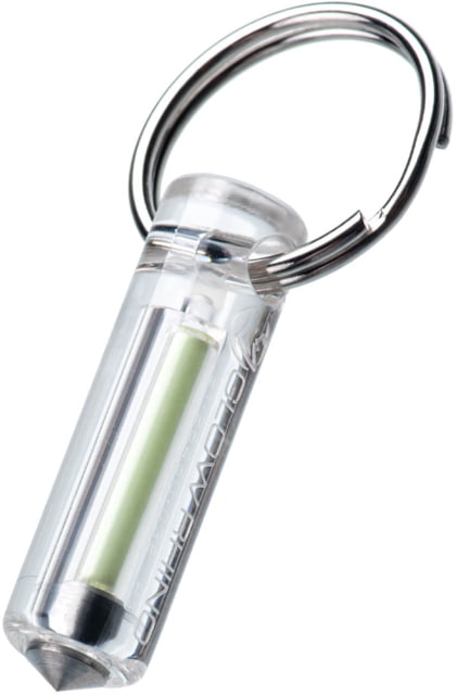 Glow Rhino Glow Rhino Ember Glow Fob Clear Plastic with Green Tritium