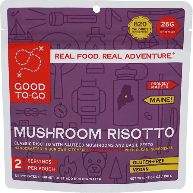 Good To Go Mushroom Risotto   Double Serving