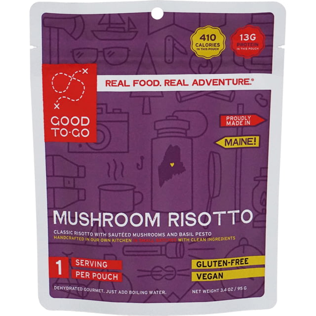 Good To Go Mushroom Risotto   Single Serving