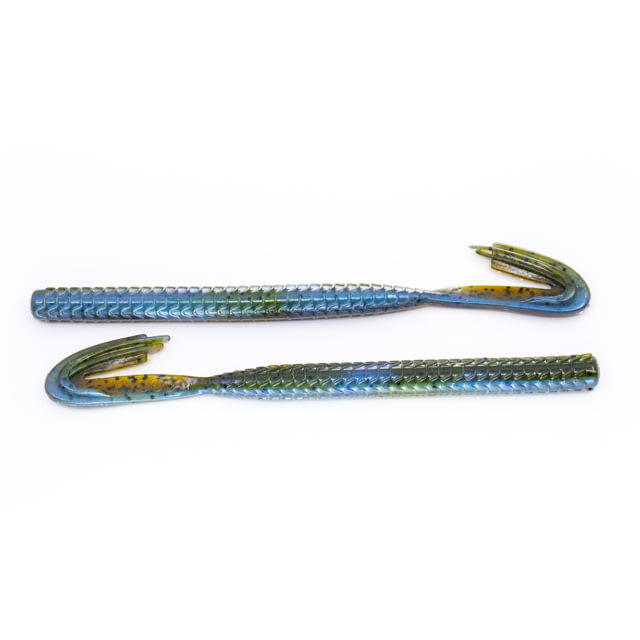 Googan Squad Googan Squad Blazin Worm XL Soft Bait Blue Baby 7.25