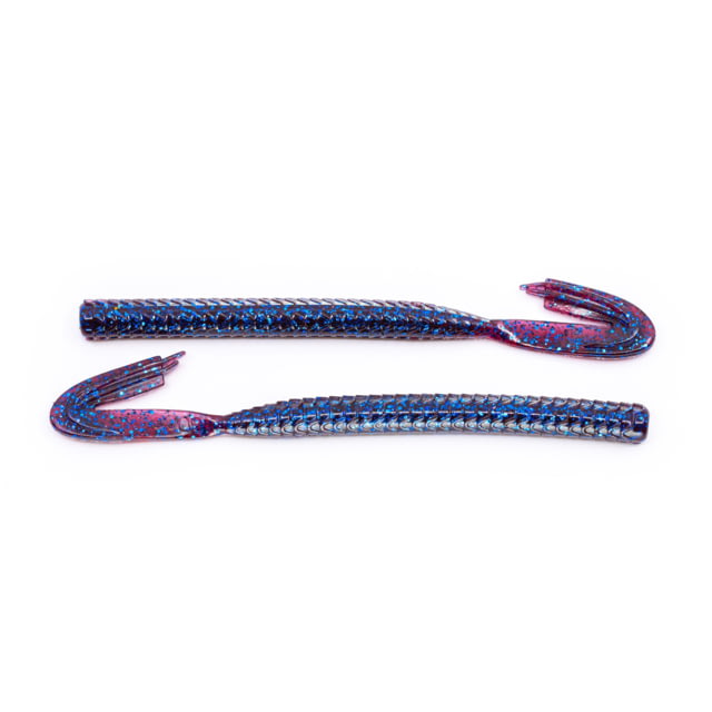 Googan Squad Googan Squad Blazin Worm XL Soft Bait Plum 7.25