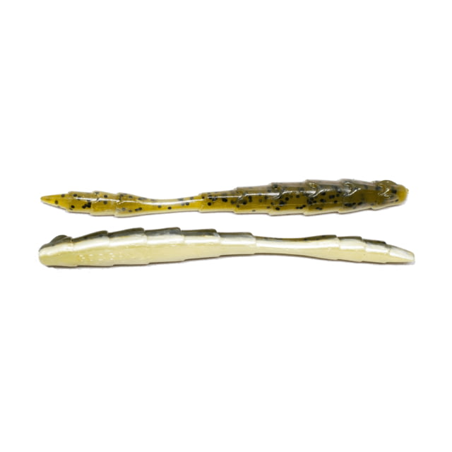 Googan Squad Googan Squad Drag n Drop Soft Bait Green Pumpkin Pearl 4