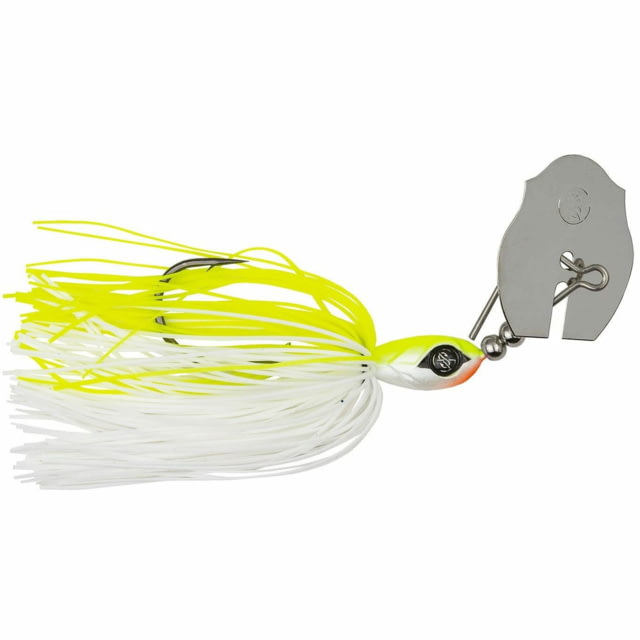 Googan Squad Googan Squad Clickbait Skirted Jig White/Chartreuse 1/2 oz