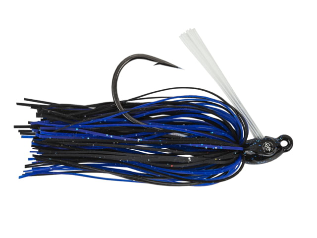 Googan Squad Grass Hero Skirtied Jig 3/8 oz 4/0 Hook Black & Blue