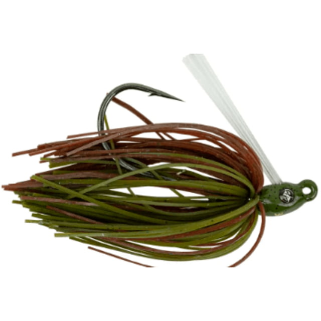 Googan Squad Grass Hero Skirtied Jig 1/2 oz 5/0 Hook Green Pumpkin