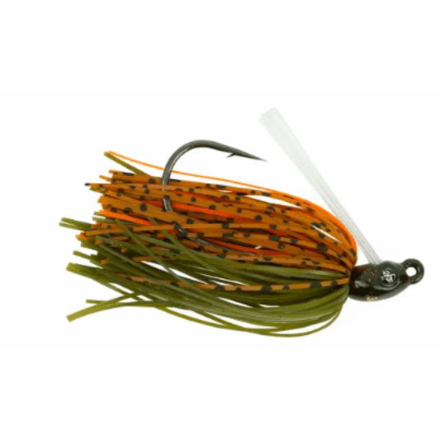 Googan Squad Grass Hero Skirtied Jig 1/4 oz 4/0 Hook Rotten Pumpkin