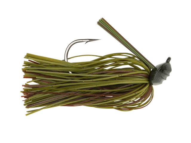 Googan Squad Googan Squad Gridiron Skirtied Jig 1/2oz Green Pumpkin 5/0