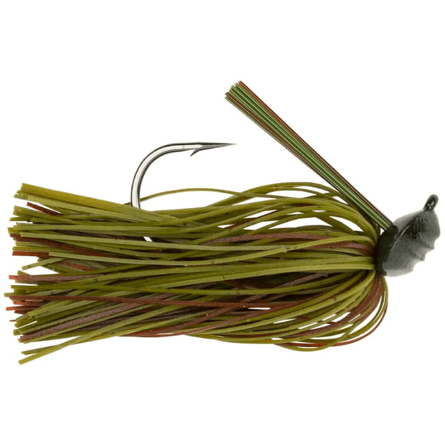 Googan Squad Gridiron Skirtied Jig 9/16 oz 5/0 Hook Green Pumpkin