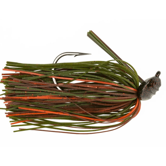 Googan Squad Googan Squad Gridiron Skirtied Jig 9/16oz Rotten Pumpkin 5/0