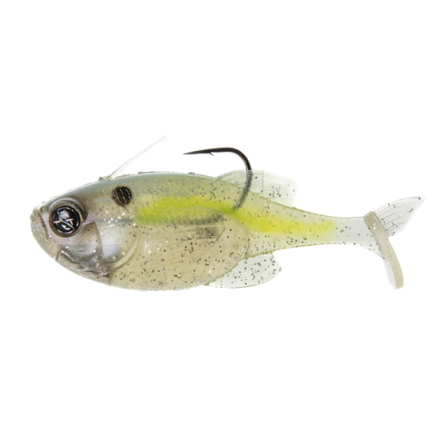 Googan Squad Guppy Swimbait 3.8in 1/4 oz Pearl Shad