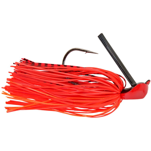 Googan Squad Googan Squad Juicee Skirted Jig 3/8oz Flamin' Hot 5/0
