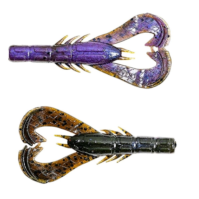 Googan Squad Googan Squad Krackin Craw Creature Bait Green Pumpkin Purple 3
