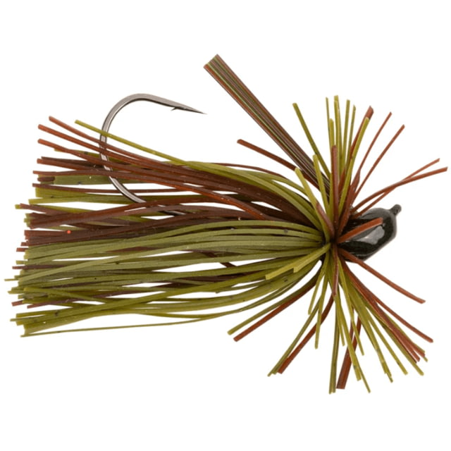 Googan Squad Googan Squad Lil Juicee Skirted Jig 1/4oz Green Pumpkin 4/0