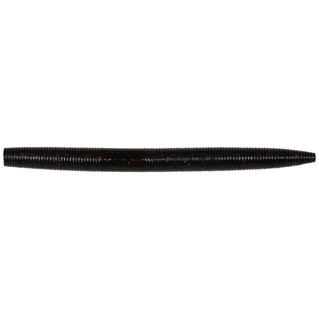 Googan Squad Lunker Log Soft Bait 7 5in Black Red Flake