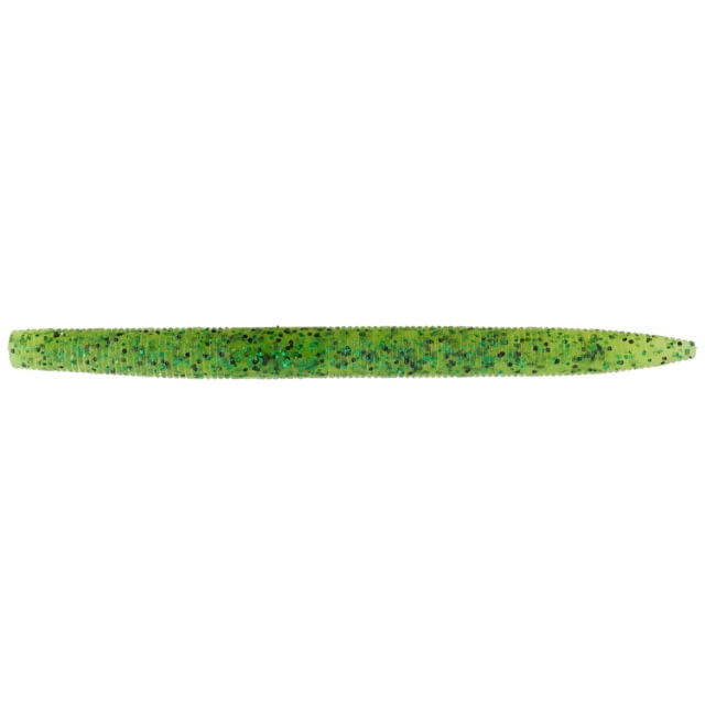 Googan Squad Googan Squad Lunker Log Soft Bait Chartreuse Pepper w/ Green Fleck 4
