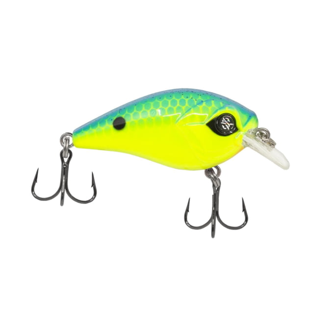 Googan Squad Micro Banger Hard Bait 1.5in 1/8 oz Chartreuse Blue