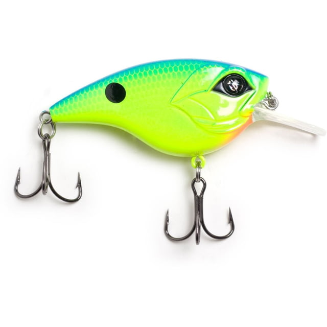 Googan Squad Flat Banger Hard Bait Chartreuse Blue Back 2.5