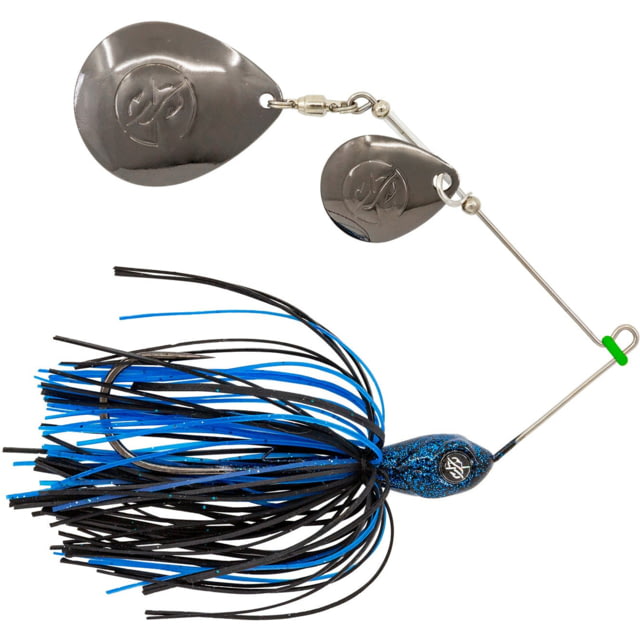 Googan Squad Mini Bumper Spinnerbait 1/4 oz Black/Blue