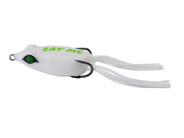 Googan Squad Mini Filthy Frog Hollow Body Bait 2in 3/8 oz White