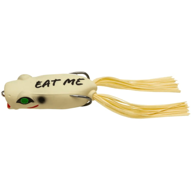 Googan Squad Mini Poppin' Filthy Frog Hollow Body Bait 2in 3/8 oz Bone
